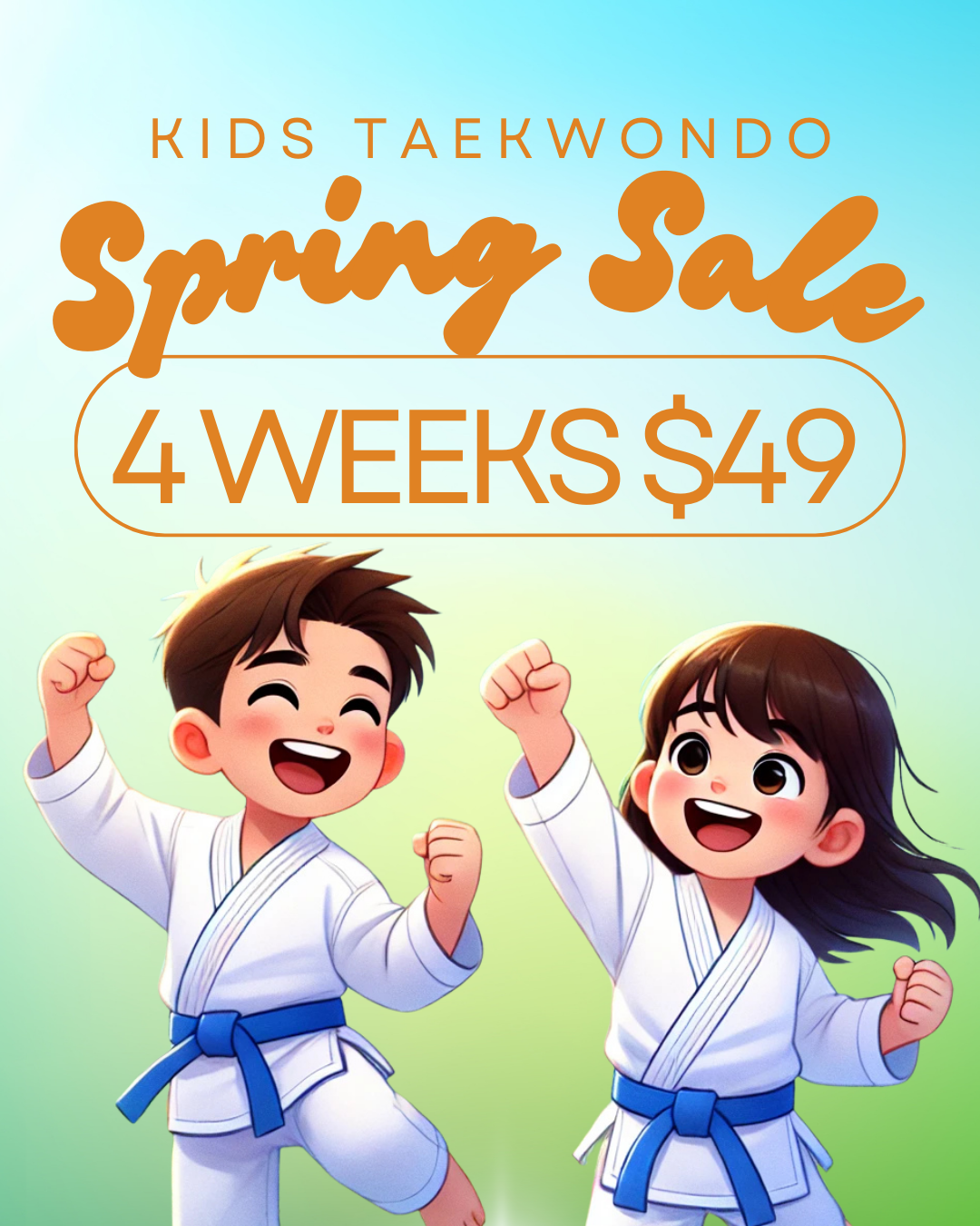 Lean Mean Taekwondo East Facebook ad: 4 Weeks to Confidence