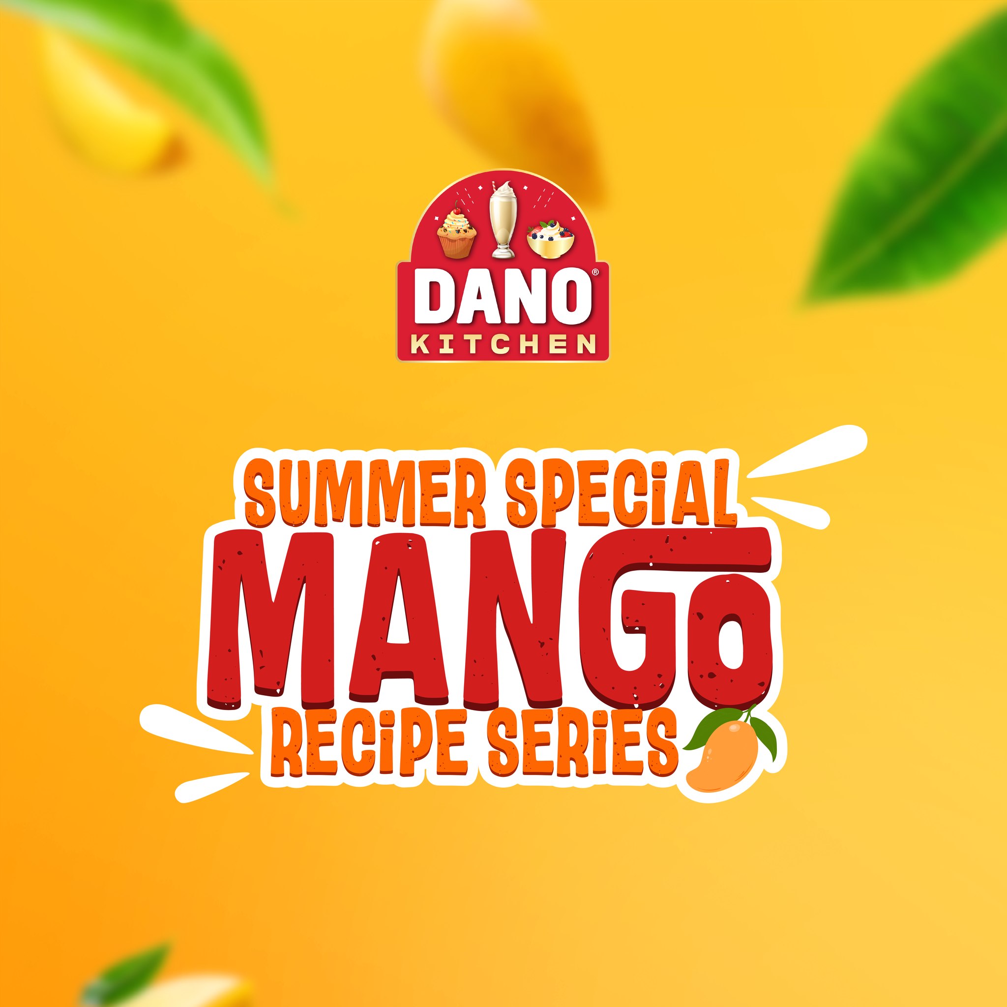 Arla DANO Facebook ad: Enjoy this summer with DANO Kitchen's special mango…