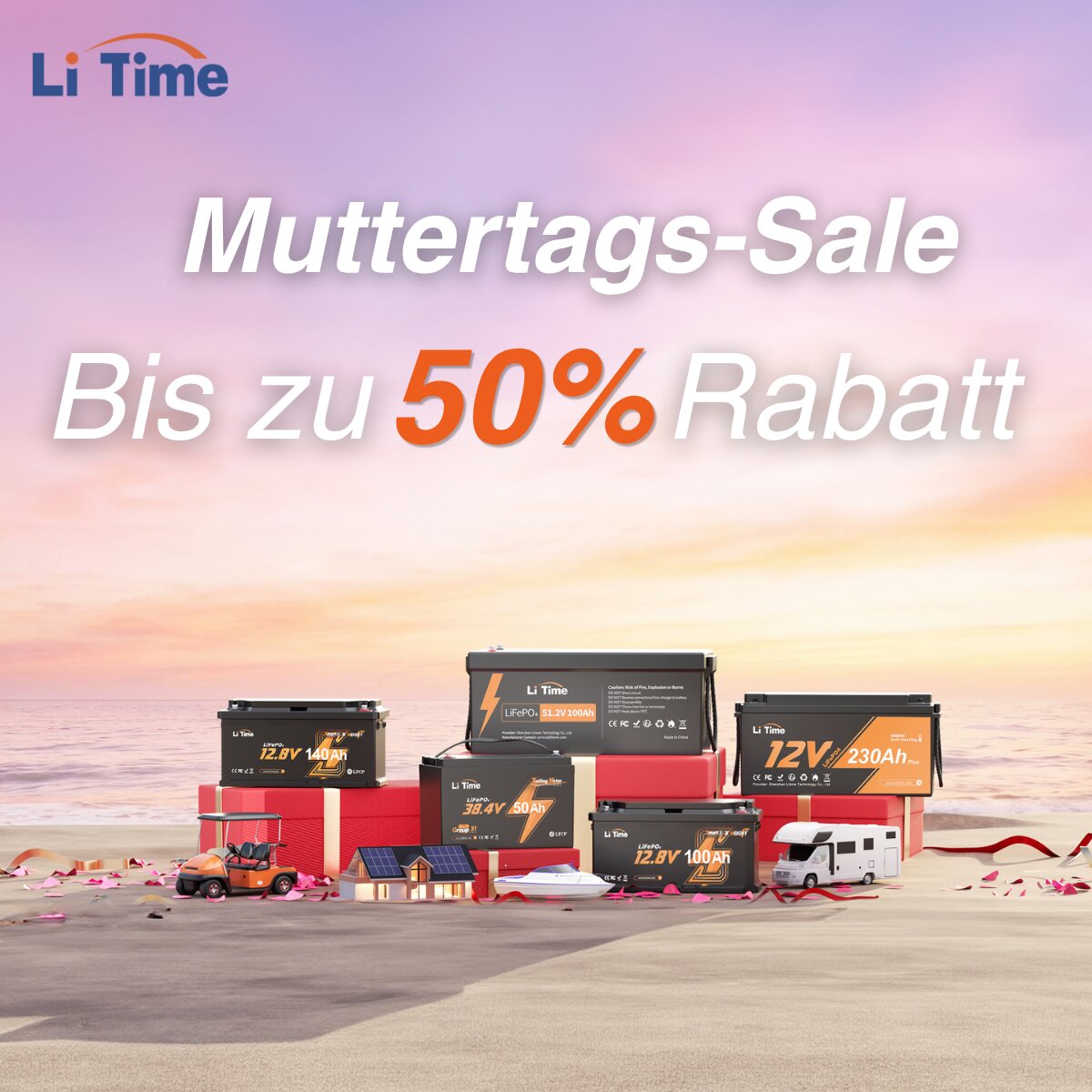 LiTime Germany Facebook ad