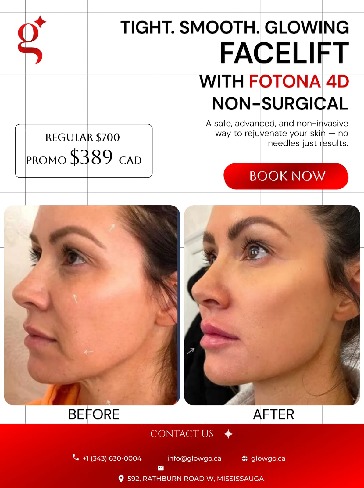 Glow & Go Facebook ad