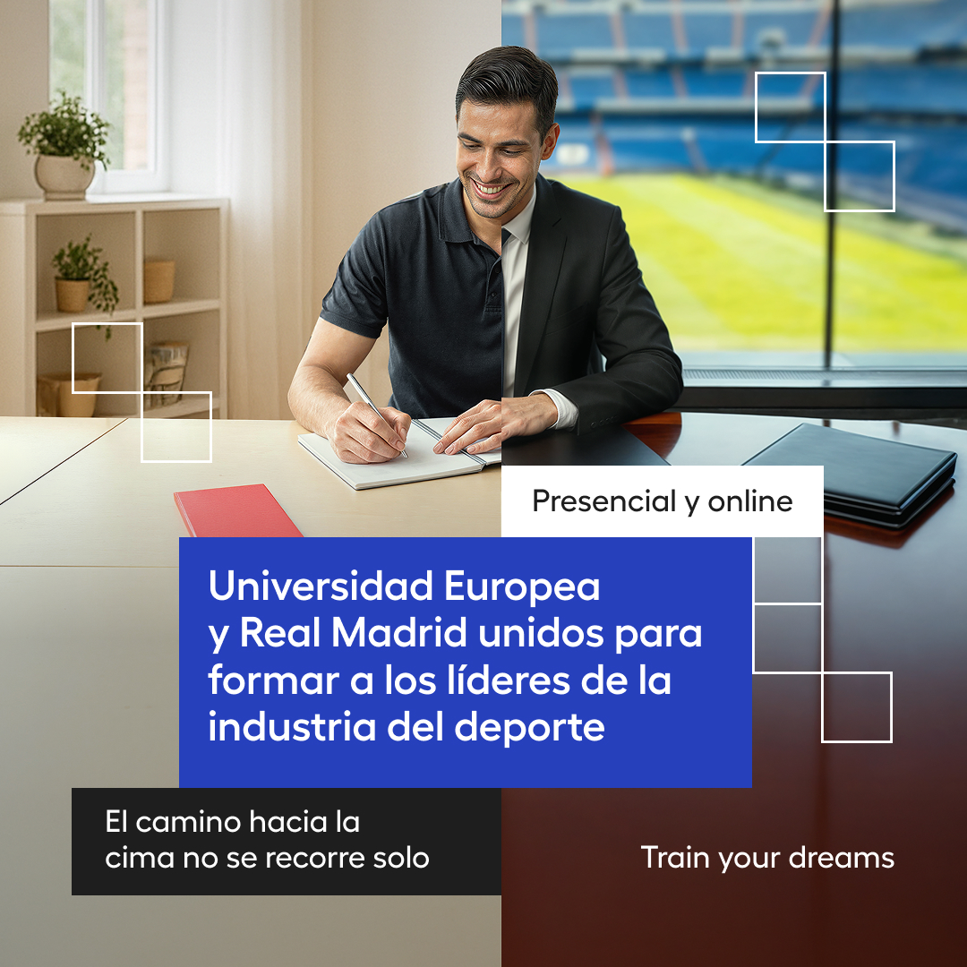 Escuela Universitaria Real Madrid Universidad Europea Facebook ad from May 5, 2026