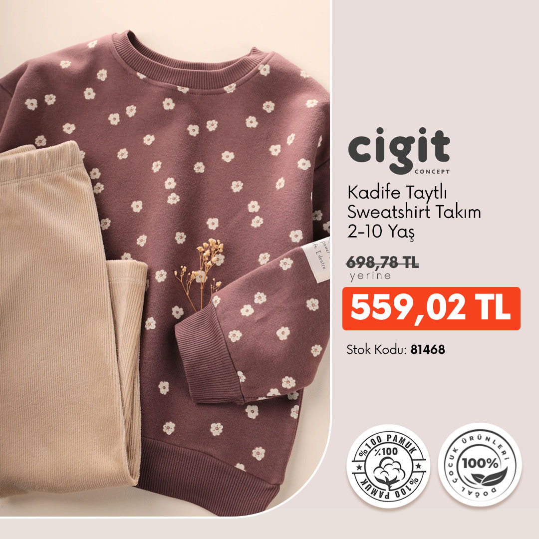 CIGIT Facebook ad: Çocuğunuz için en doğal tercih Cigit'te!