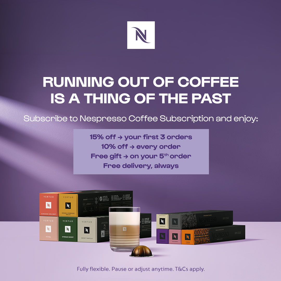 Nespresso Facebook ad