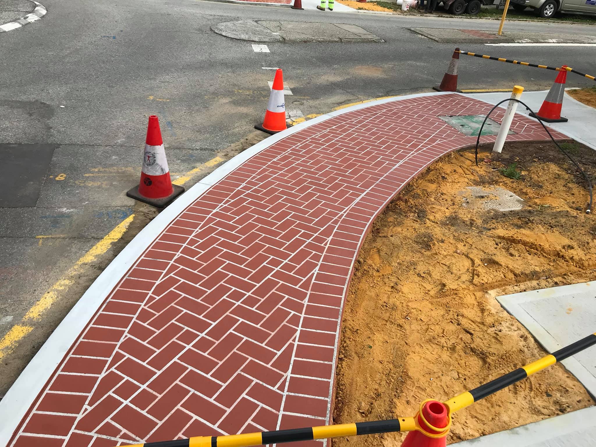 Wespray On Paving Pty Ltd Facebook ad: Commercial & Civil Concrete Resurfacing.
