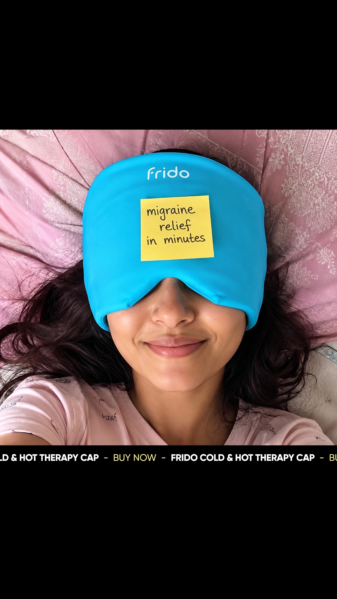 Frido India Facebook ad: Buy Migraine Cap Online | Headache Relief and Cold & Hot…