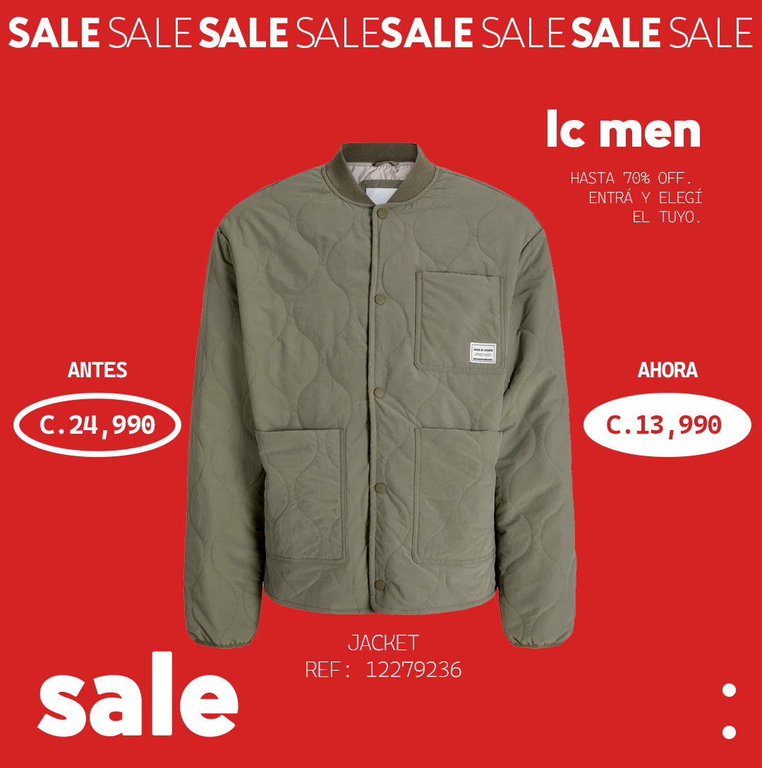 LC.men Facebook ad: Ya empezó nuestro SALE más esperado del año…