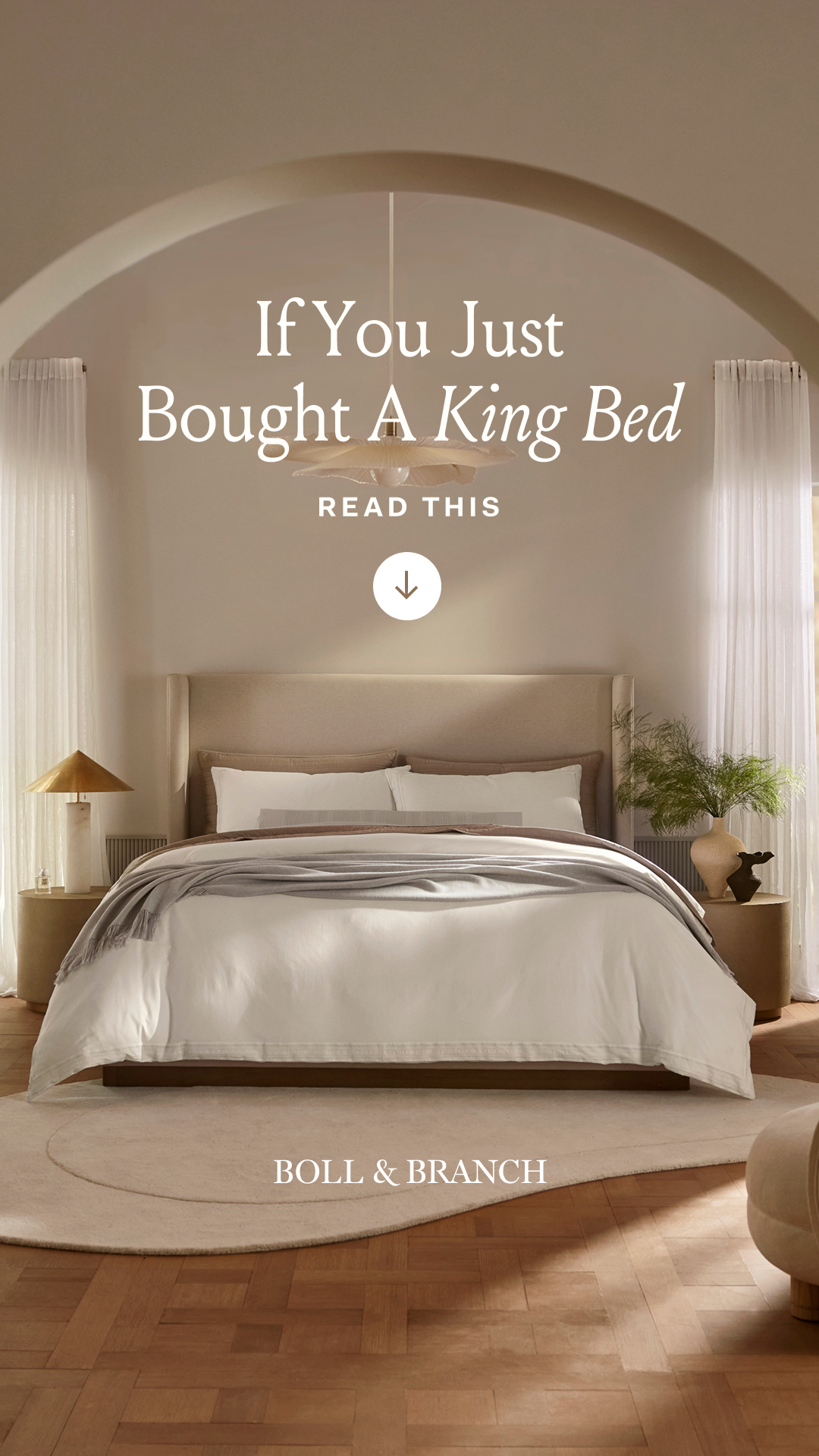 Boll & Branch Facebook ad