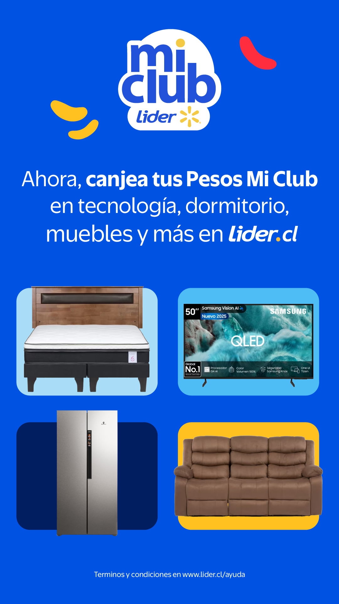 Lider Facebook ad: Más beneficios para ti