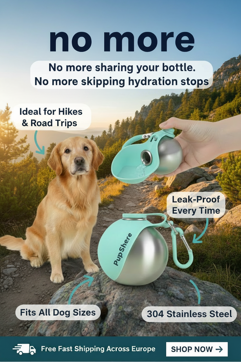 PupSphere Facebook ad: Hydrate Your Dog Anywhere