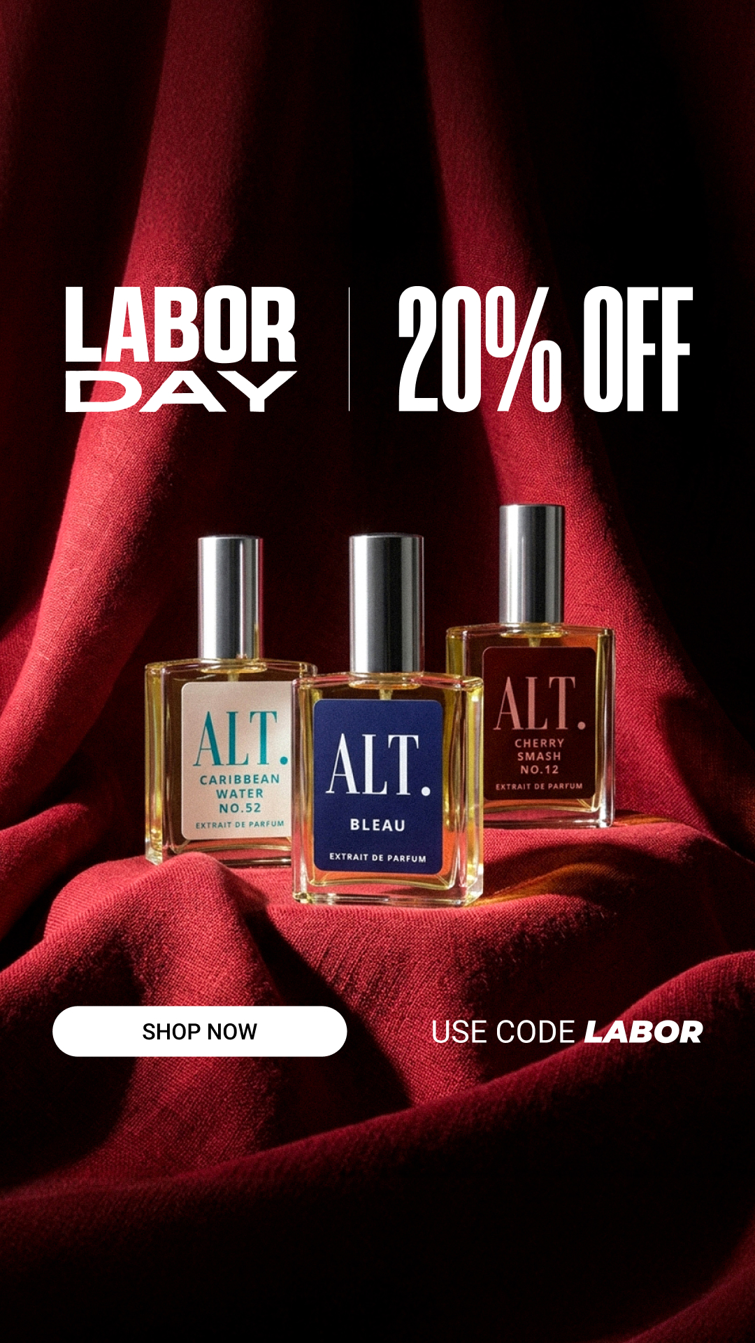ALT. Fragrances Facebook ad