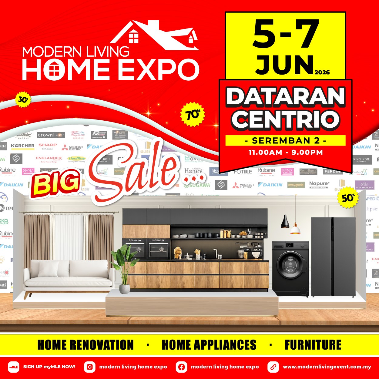 Modern Living Home Expo Facebook ad