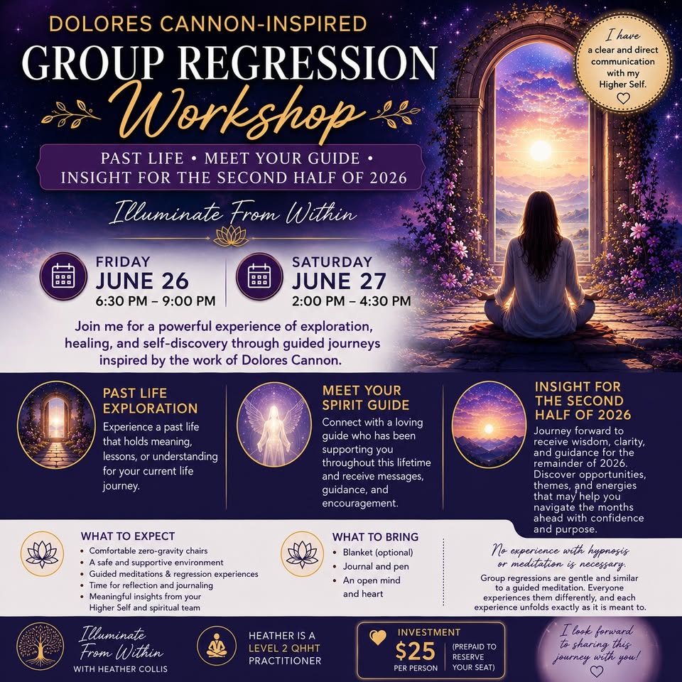 Illuminate From Within Facebook ad: QHHT, Reiki, Access Bars, Numerology & Foot Zone Therapy |…