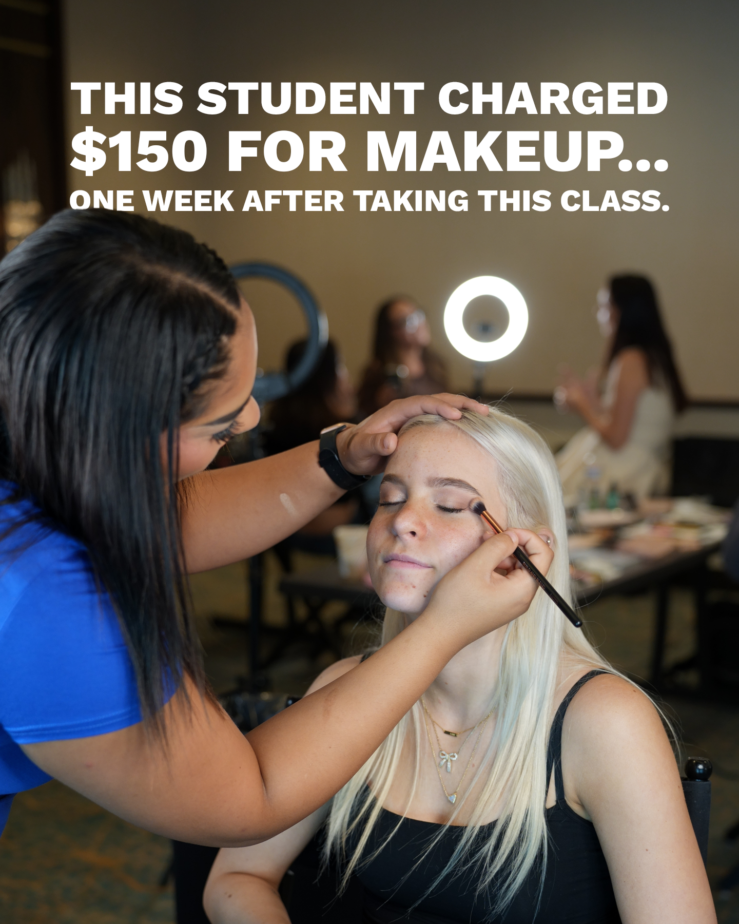 Glam Sophisticated Makeup Academy Facebook ad