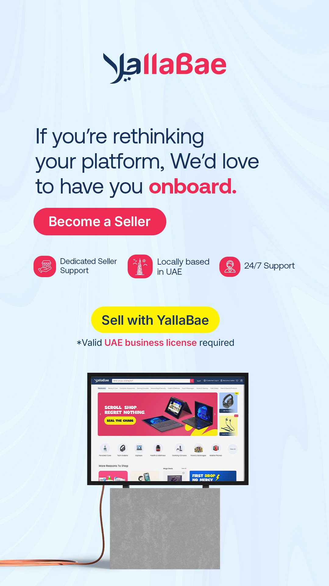 SellonYallabae Facebook ad