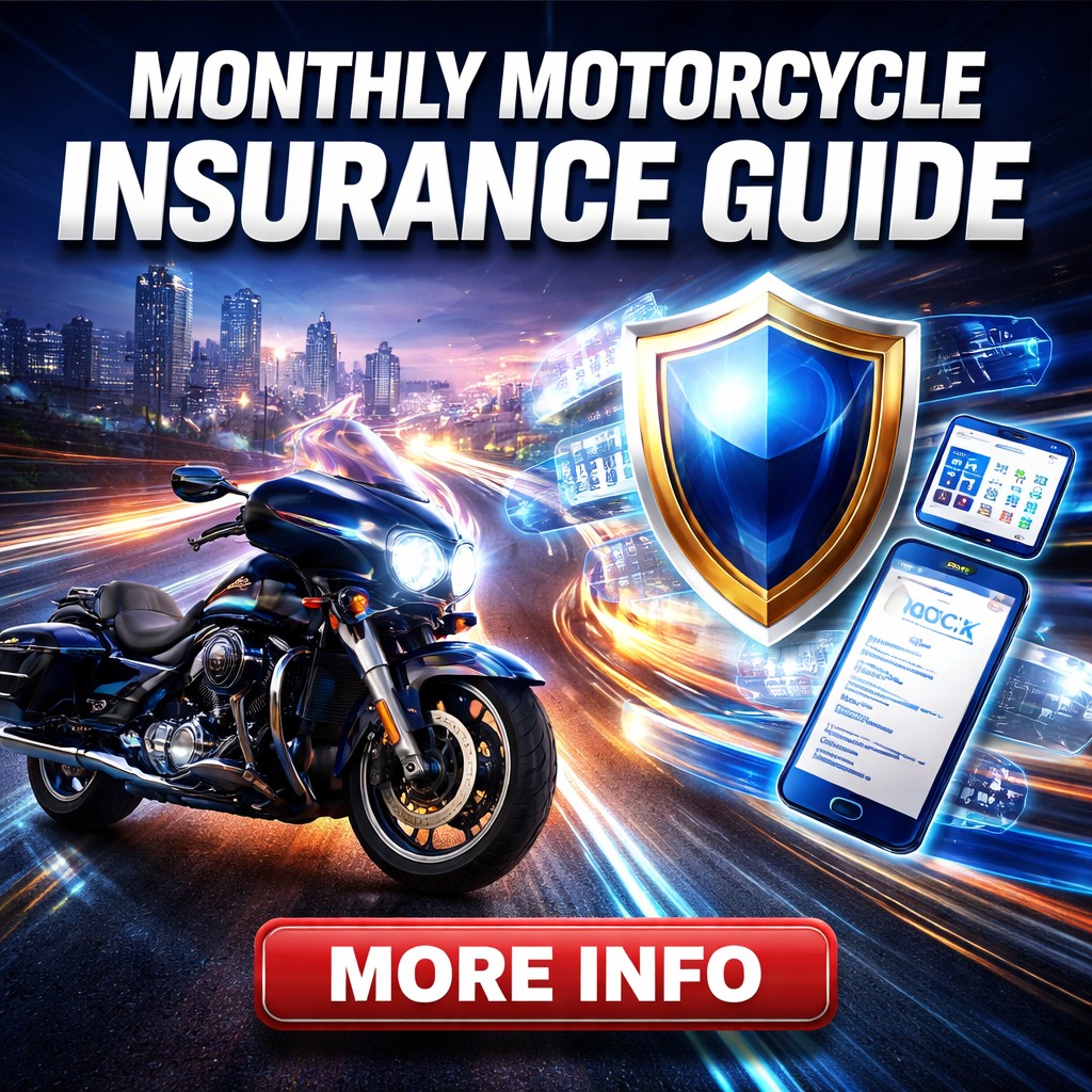 Top Deals Guide Facebook ad: Monthly Motorcycle Insurance Options Overview 2026