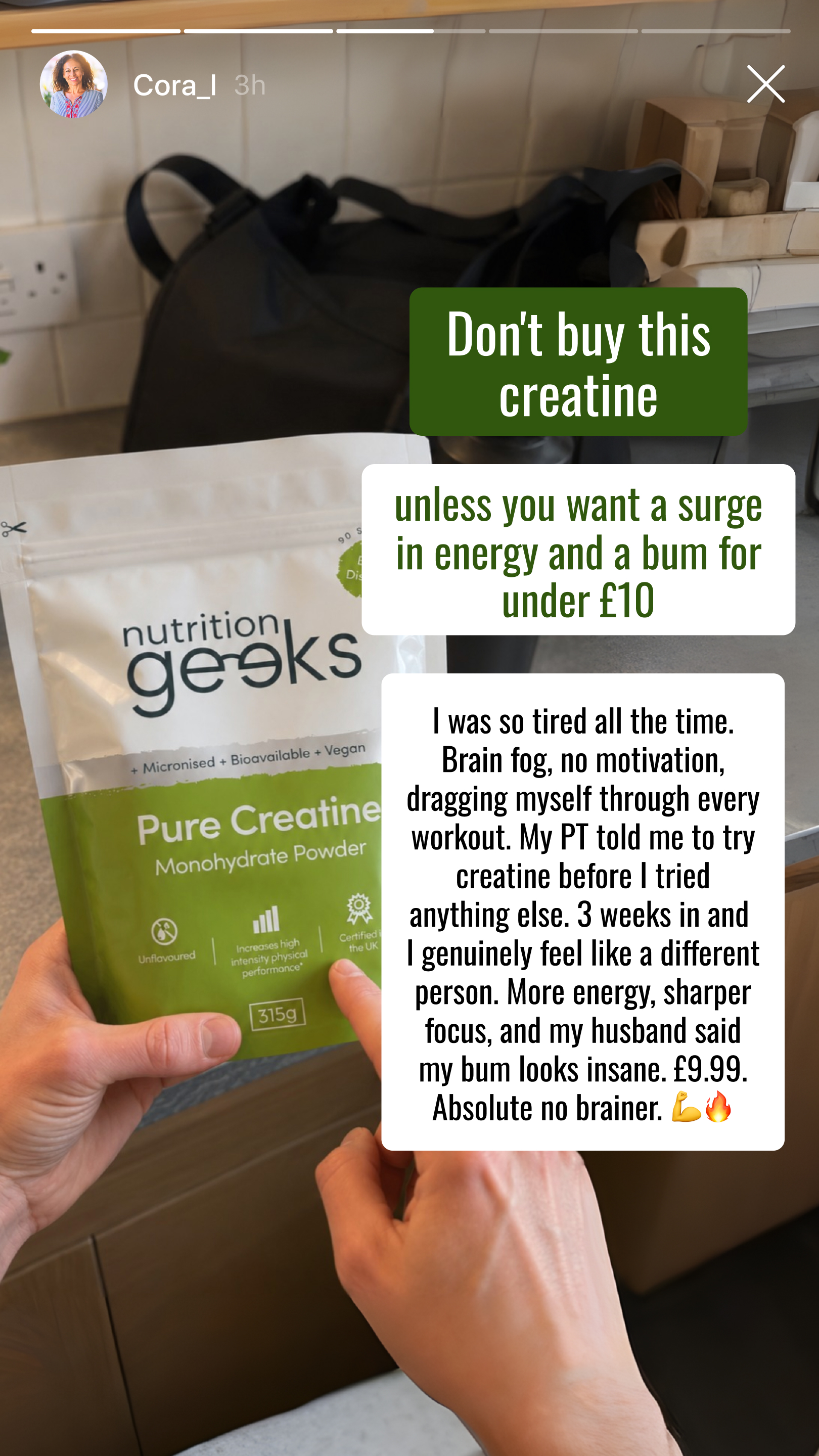 Nutrition Geeks Facebook ad