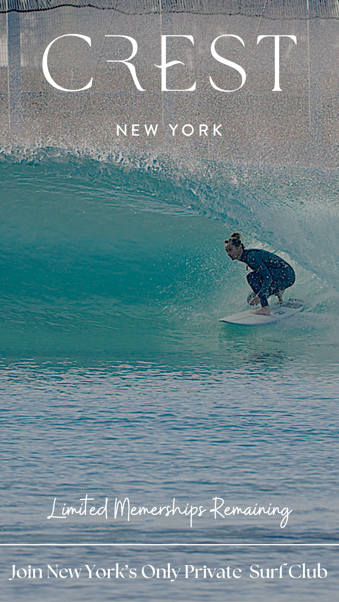 Crest Surf Club NY Facebook ad