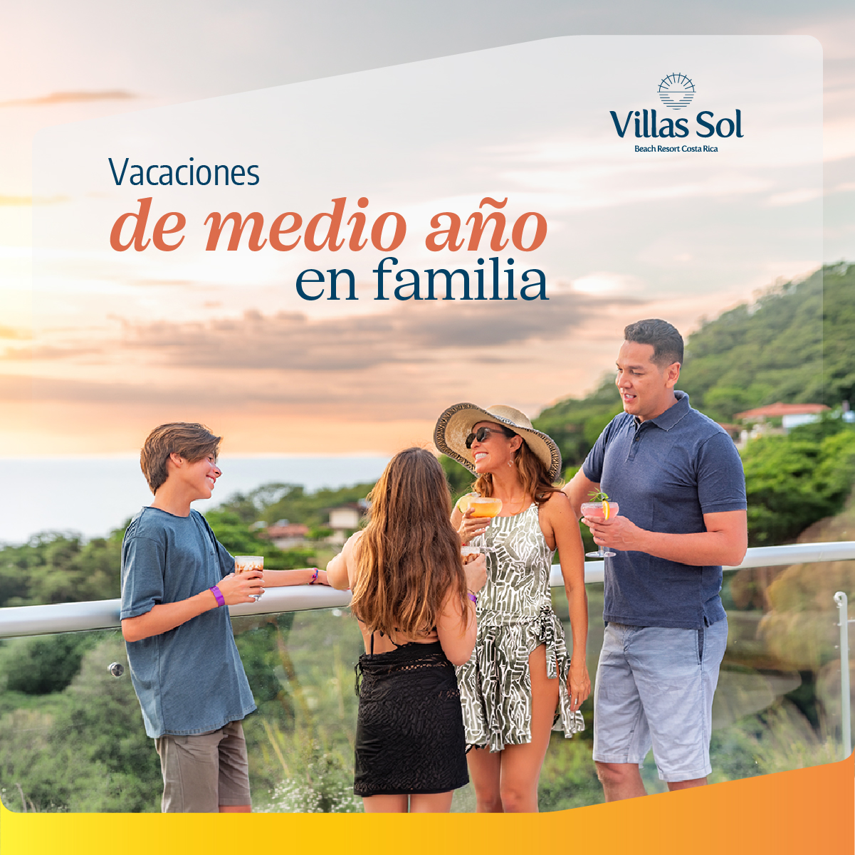 Villas Sol Beach Resort Facebook ad: Reservá