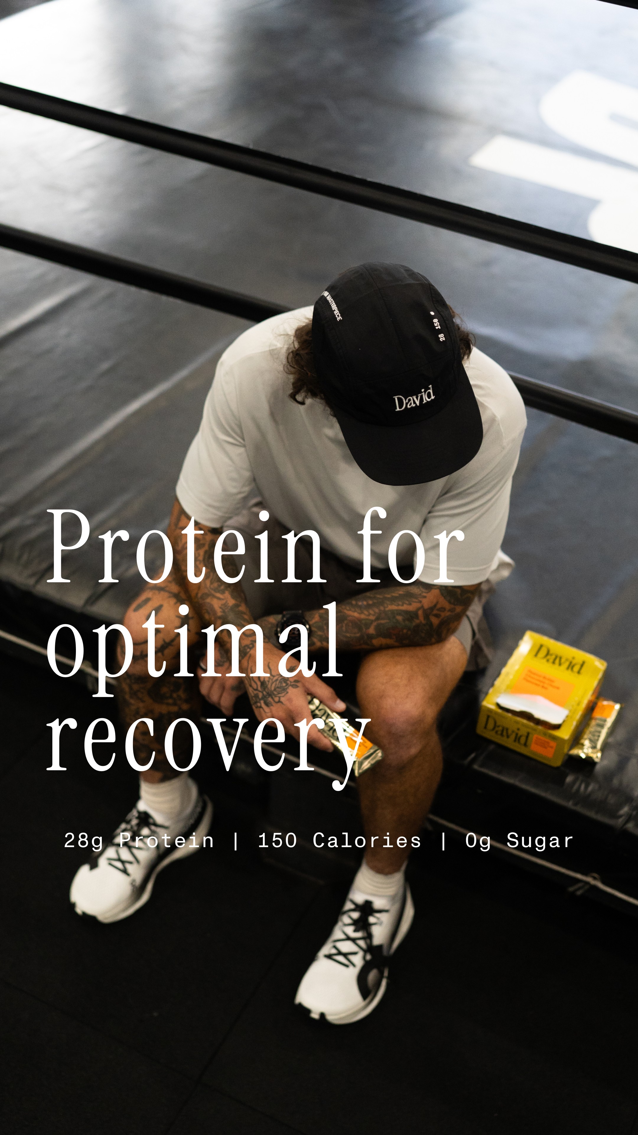 David Protein Facebook ad