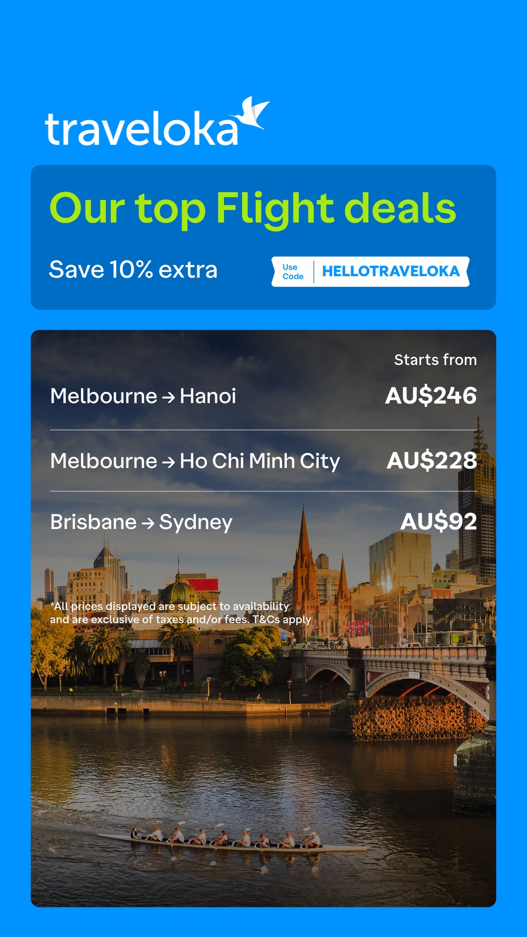 Traveloka Facebook ad from Apr 6, 2026