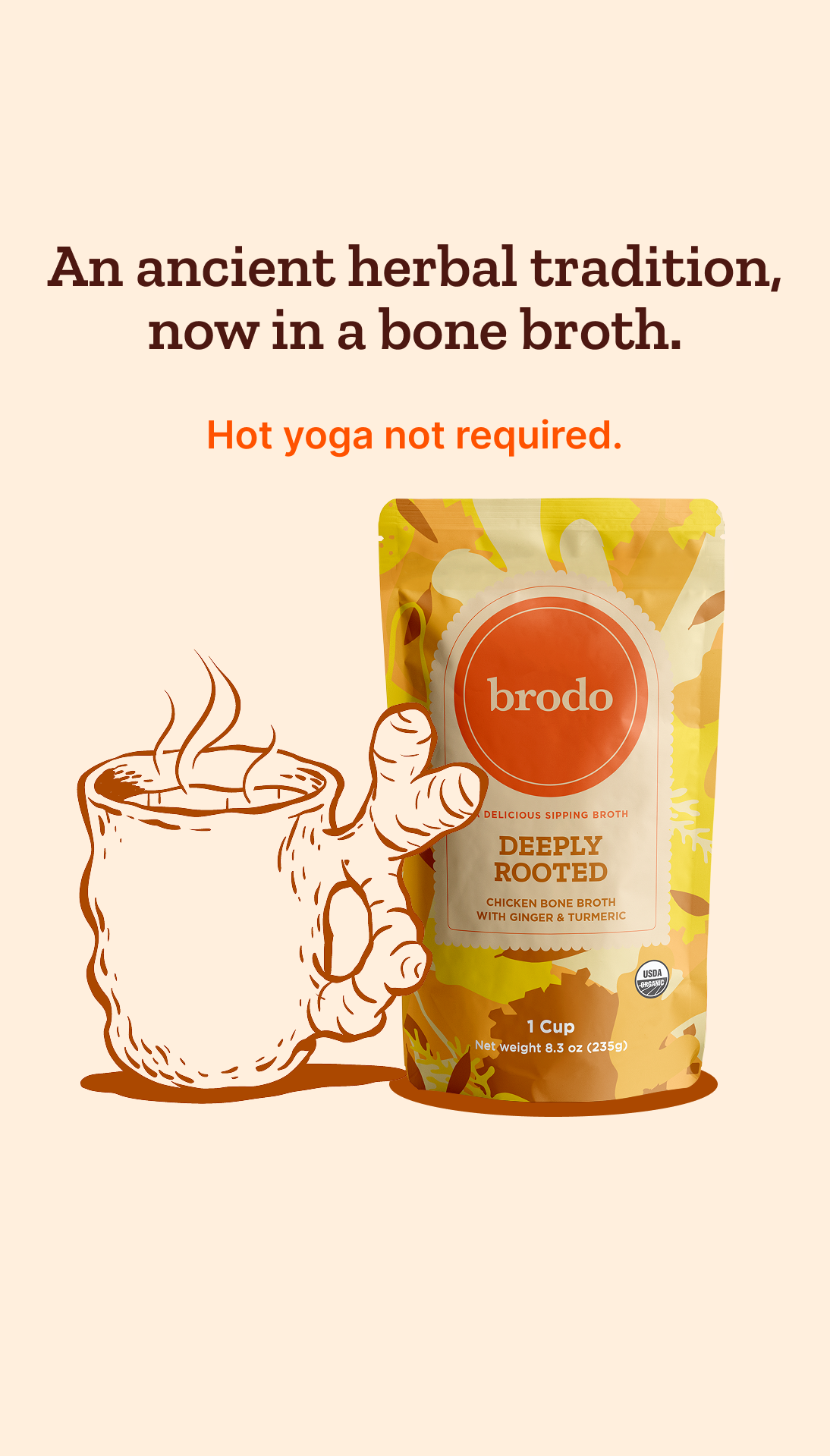 Brodo Broth Co. Facebook ad: Crafted by an Award-Winning Chef