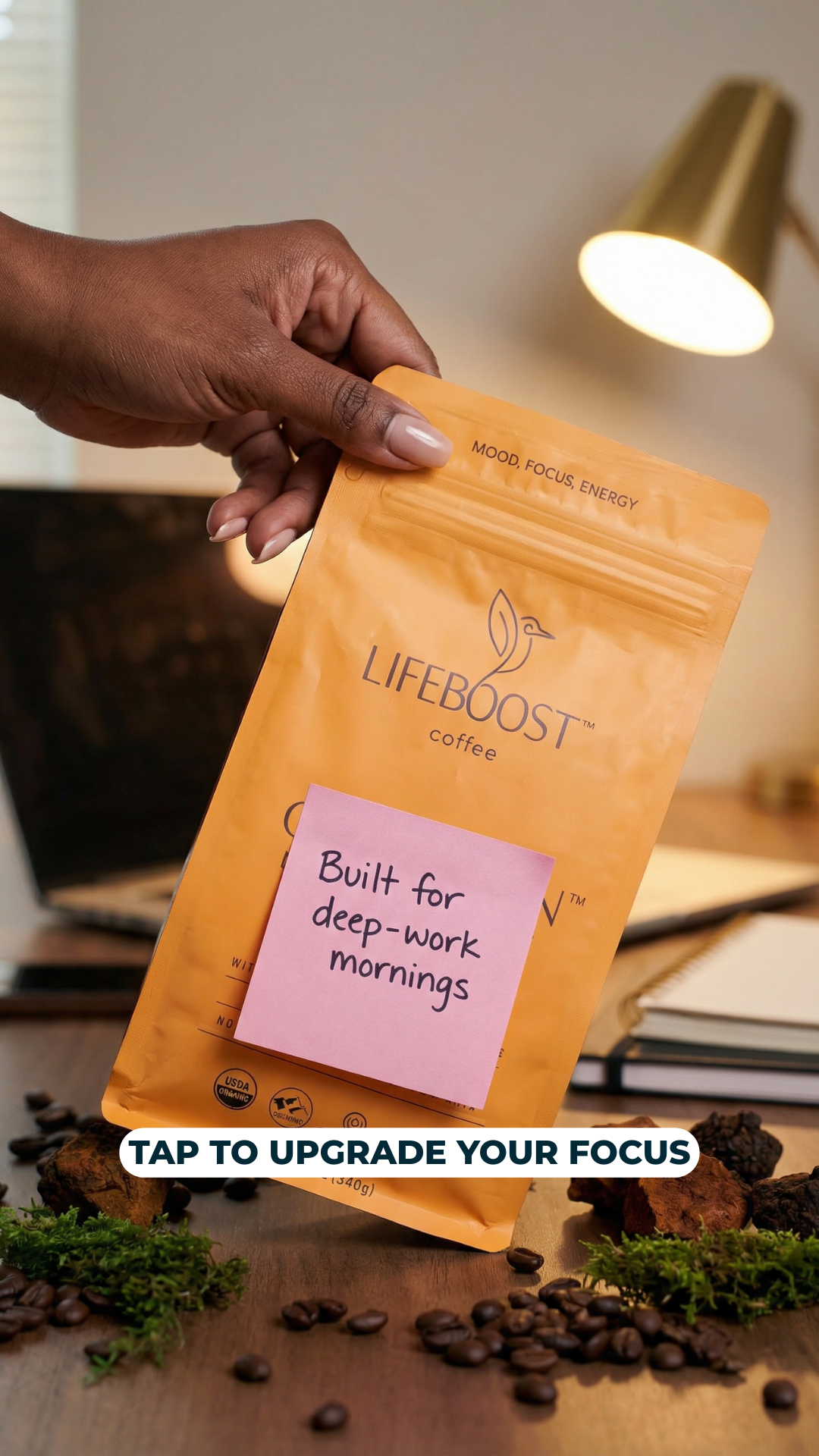 Lifeboost Coffee Facebook ad