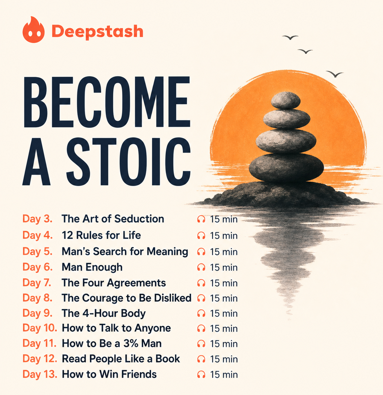 Deepstash Facebook ad