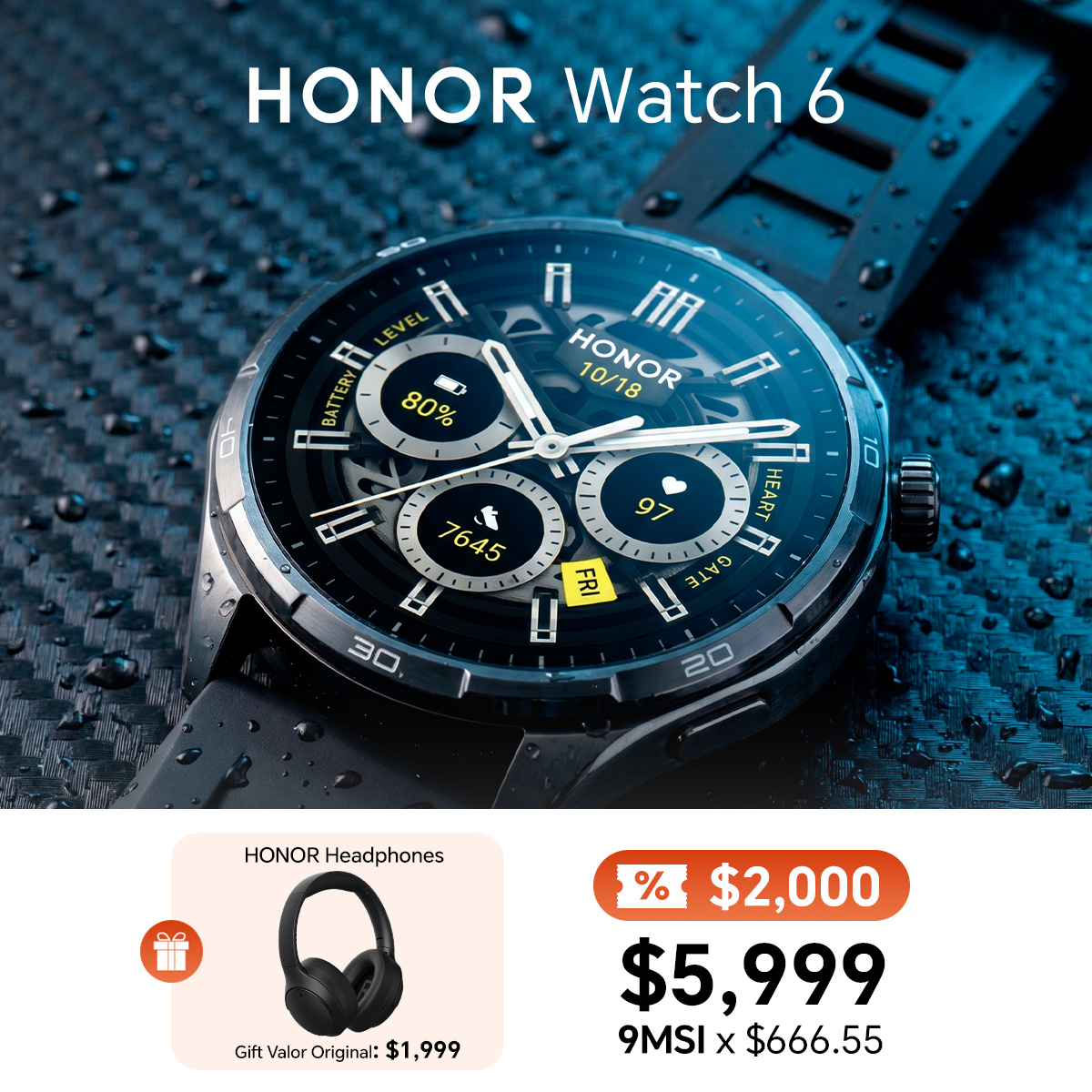 HONOR México Facebook ad: Solo en Tienda Online HONOR