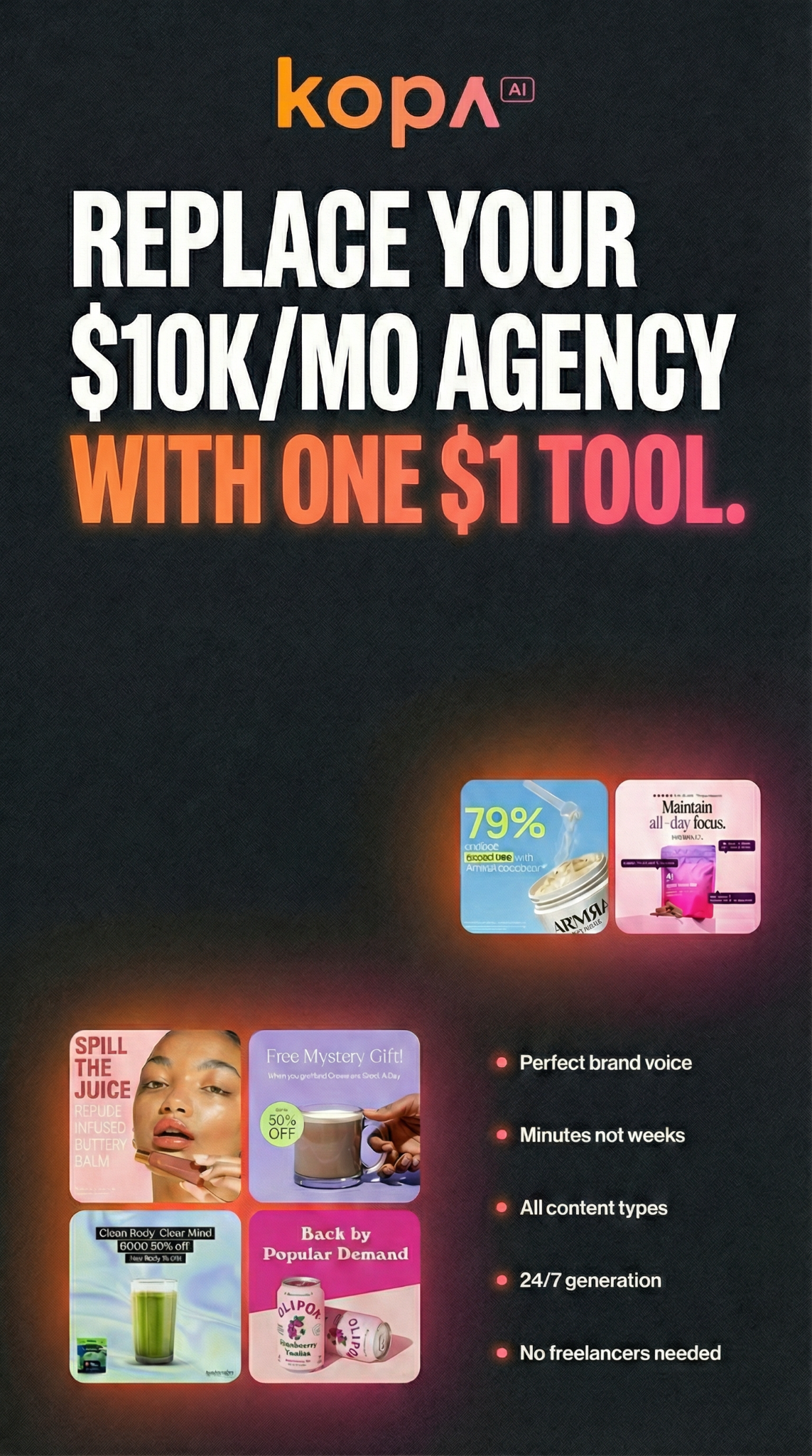 kopa.ai Facebook ad