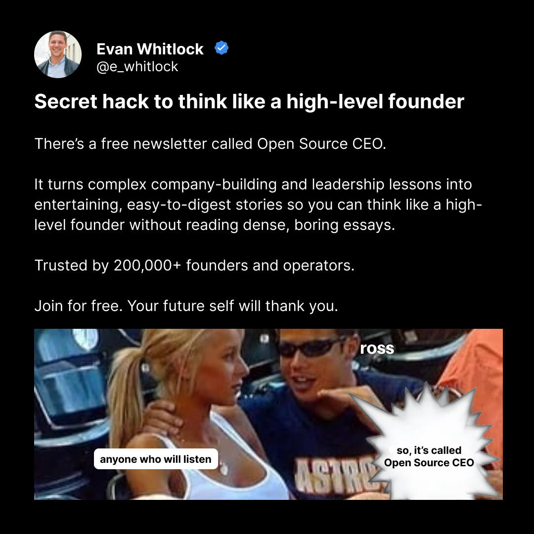 Open Source CEO Facebook ad from Feb 17, 2026