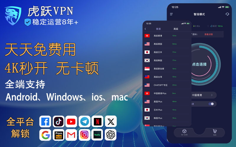 虎跃vpn Facebook ad from Mar 2, 2026