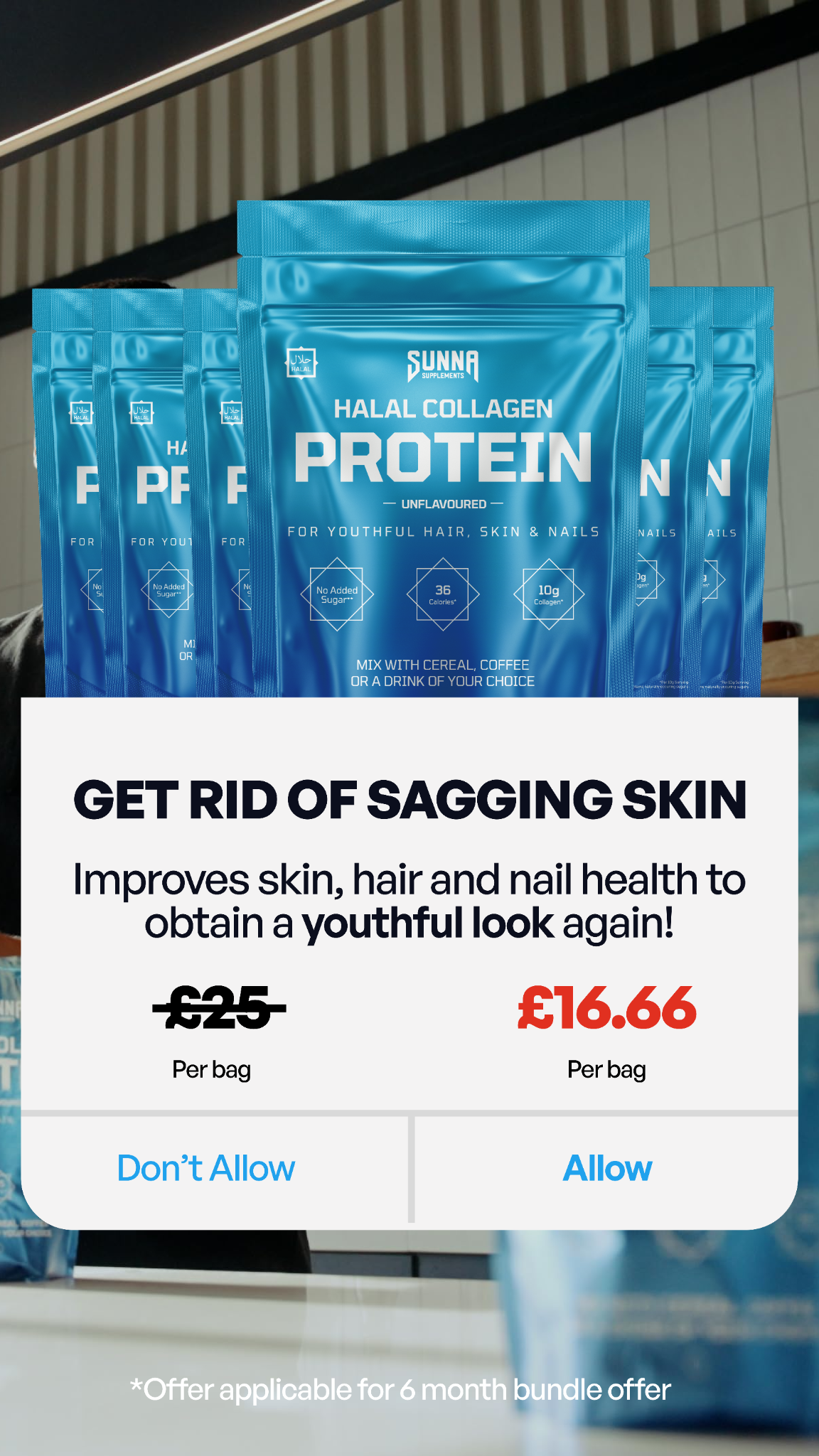 Sunna Supplements Facebook ad