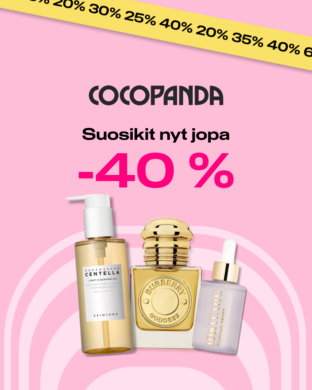 Cocopanda Facebook ad: Ale jopa -40%