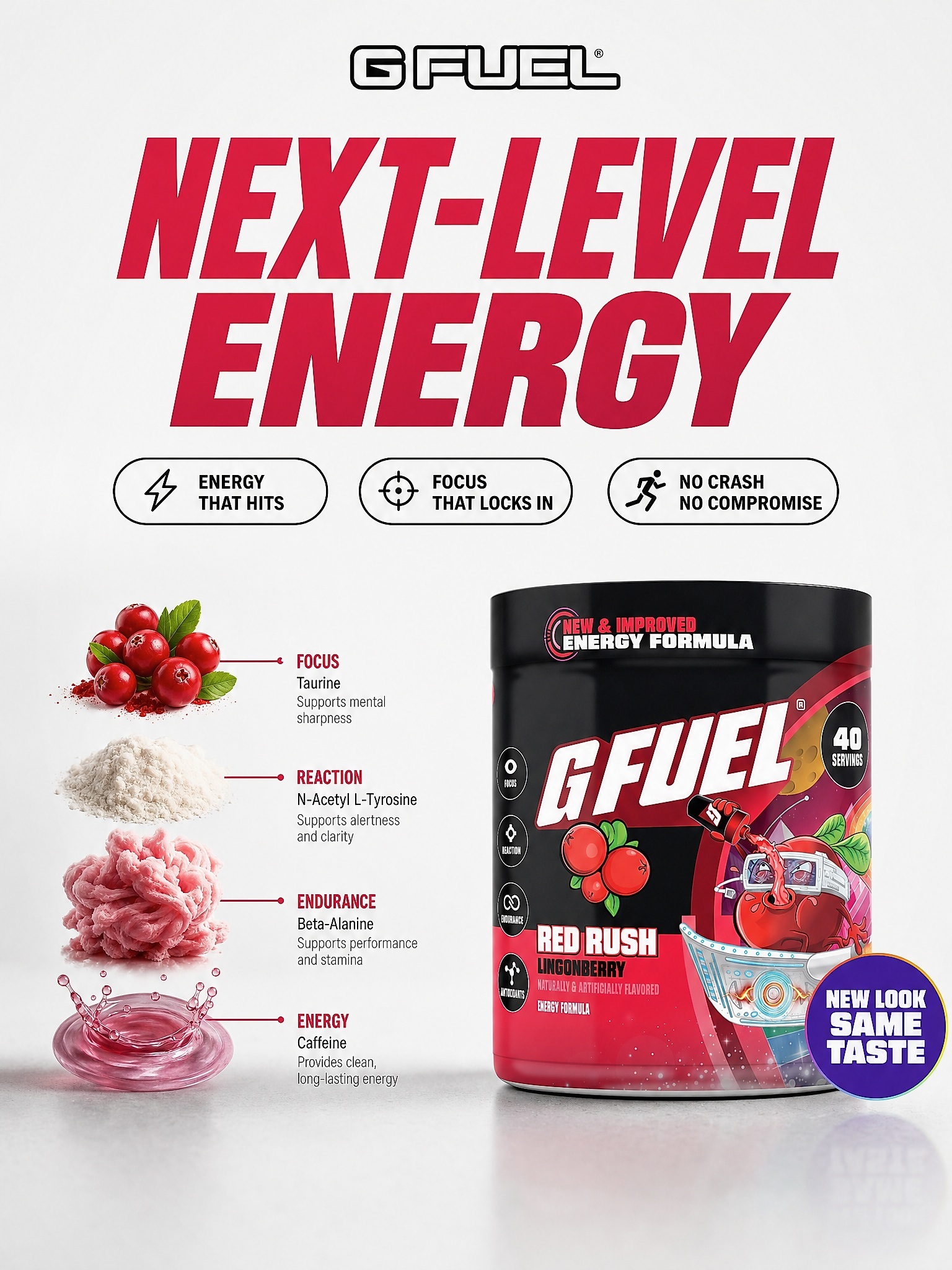 G FUEL Facebook ad