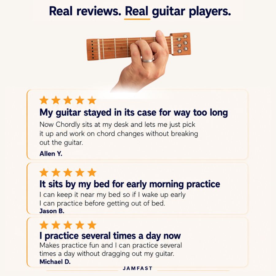 JamFast: A Community Creating Guitar Players Facebook ad
