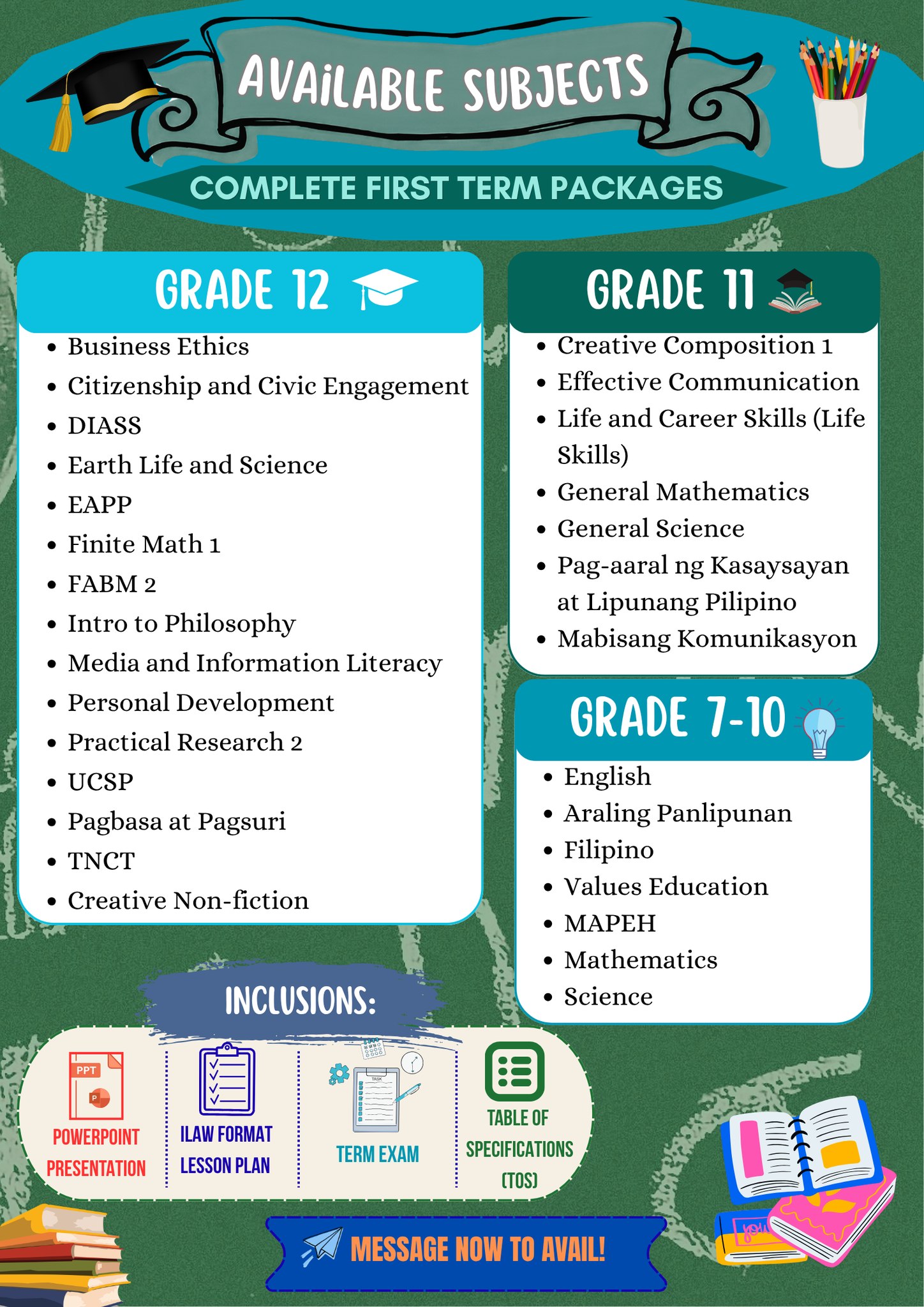 New Teaching Files Facebook ad: For JHS and SHS Teacher!