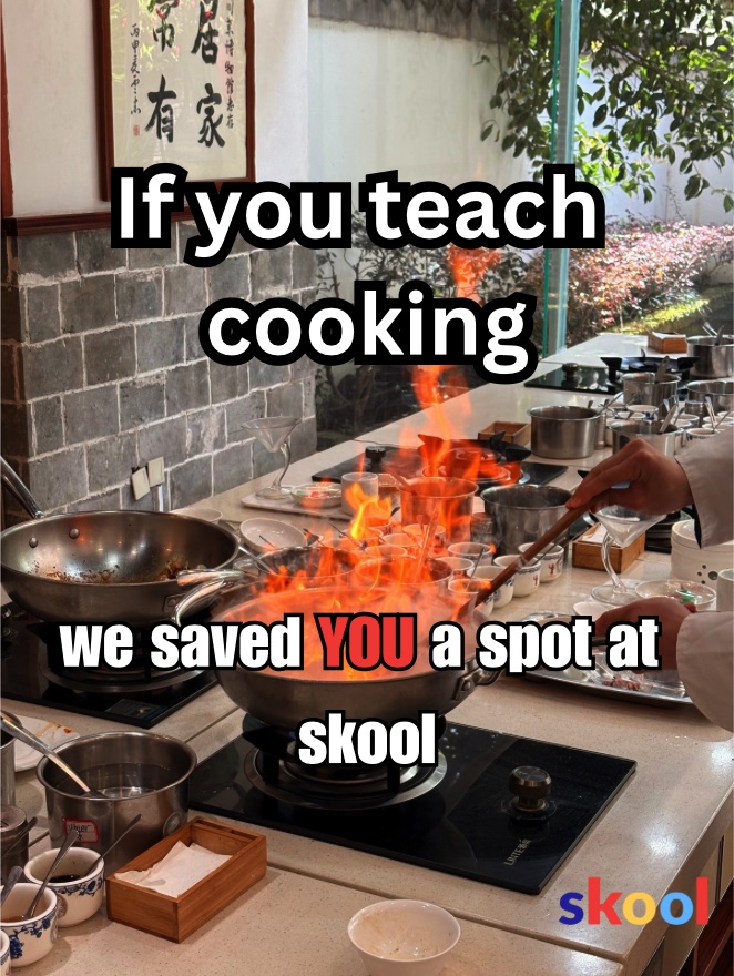 Skool Facebook ad