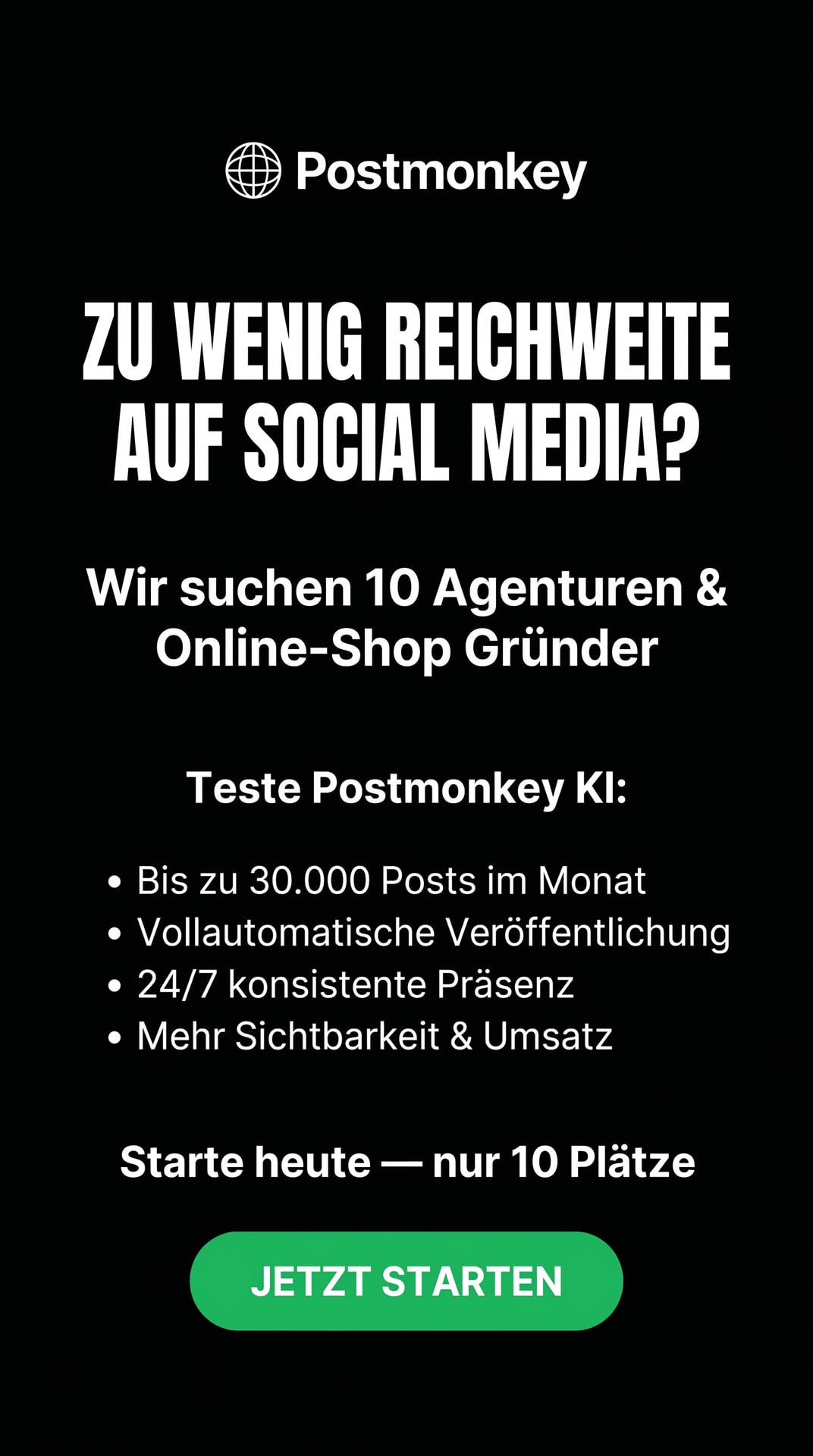 Paul Roth Facebook ad: 30.000 Posts im Monat automatisiert