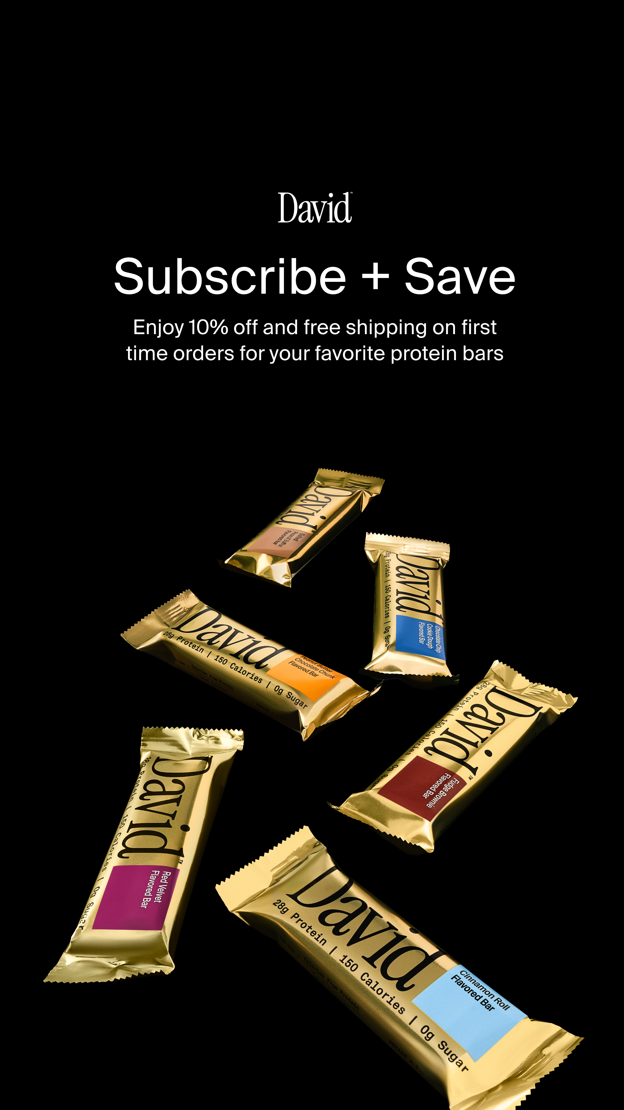 David Protein Facebook ad