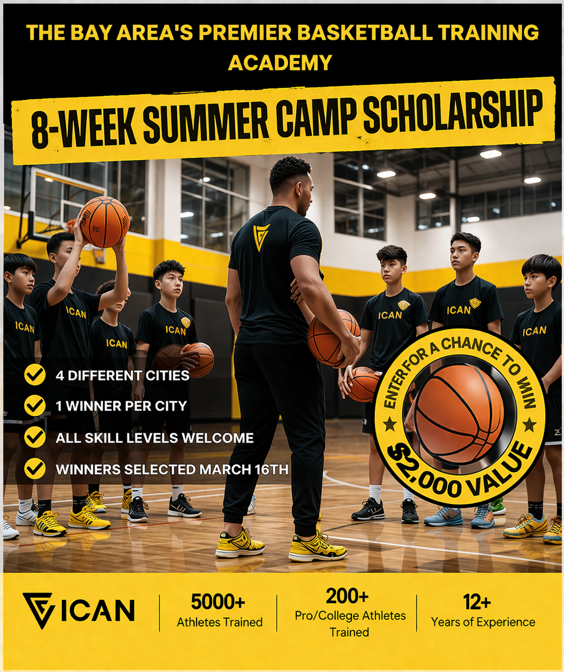 ICAN Basketball Academy Facebook ad