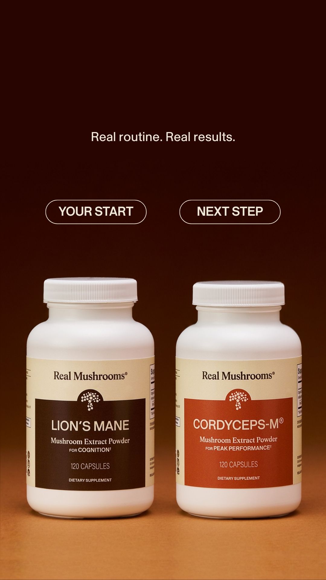 Real Mushrooms Facebook ad