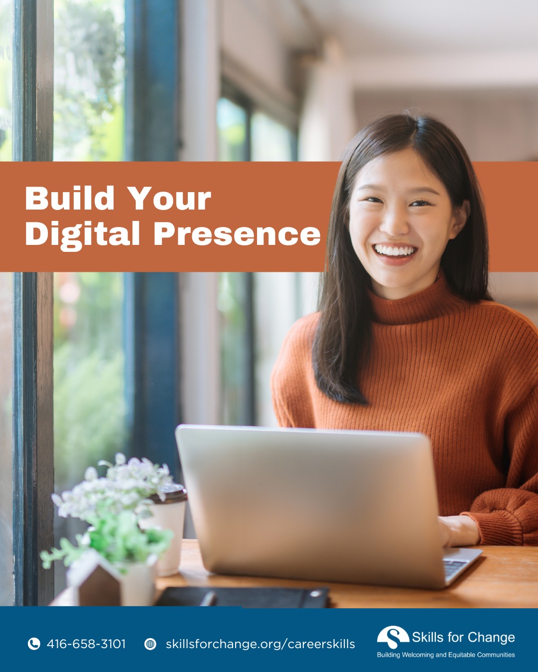 Skills for Change Facebook ad: *2026 - July - Web Design on Squarespace
