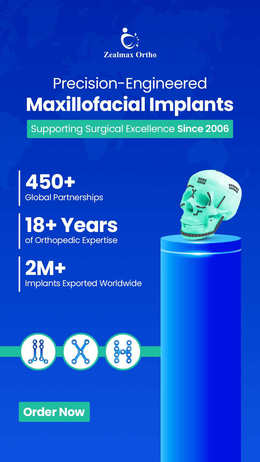 Zealmax Orthopedic Implants Facebook ad from Apr 12, 2026