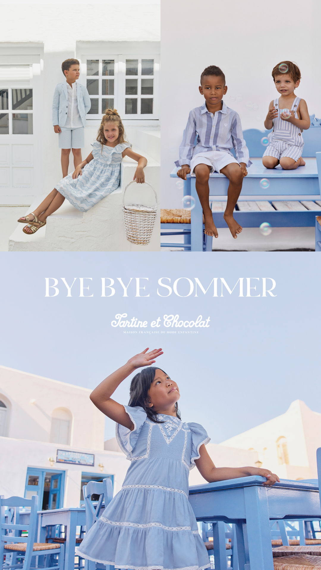 Tartine et Chocolat Facebook ad: BYE BYE SOMMER