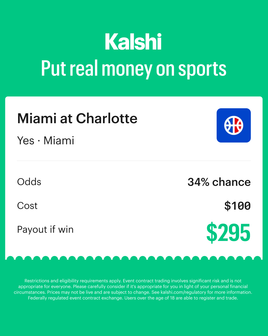 Kalshi - Trade the Headlines Facebook ad