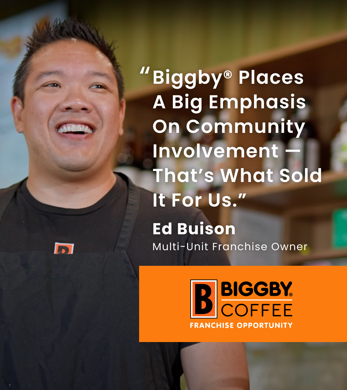 Biggby Coffee Facebook ad