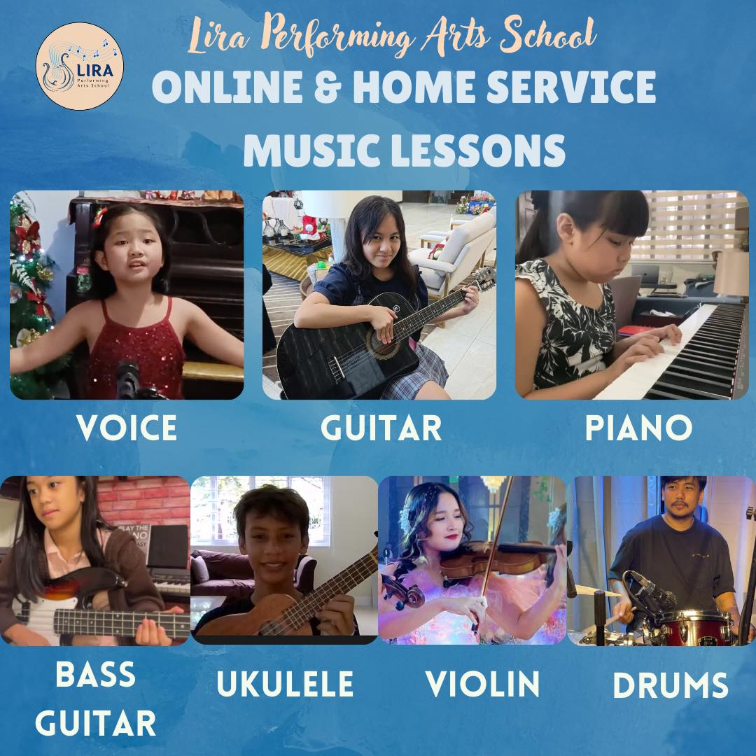 Lira Performing Arts School Facebook ad: Bring the joy of music into your home