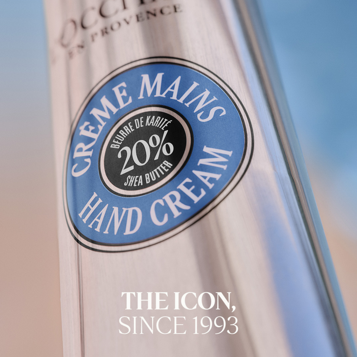 L'OCCITANE en Provence Facebook ad: Comfort, nourishment and care in every application.