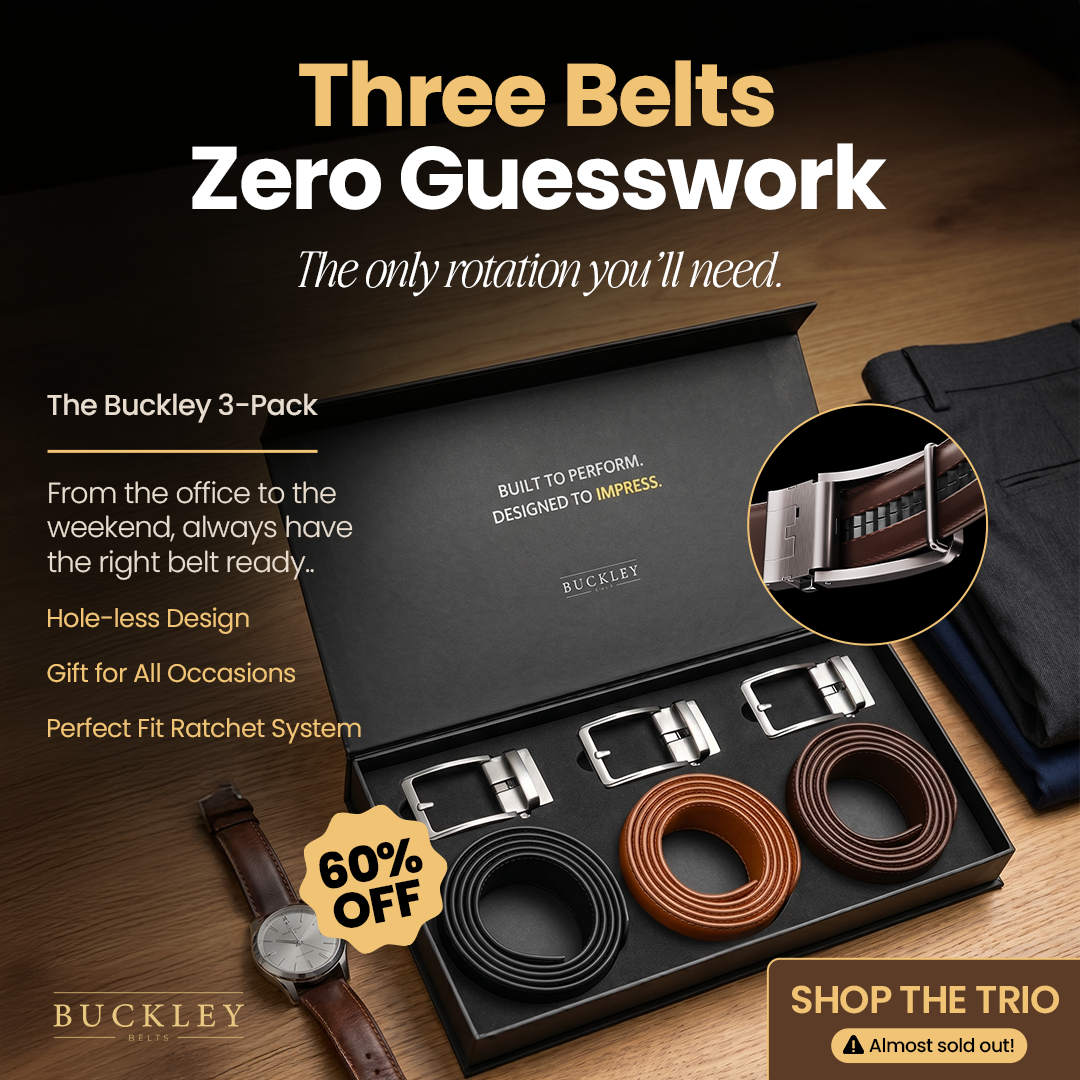 Buckley Belts Facebook ad