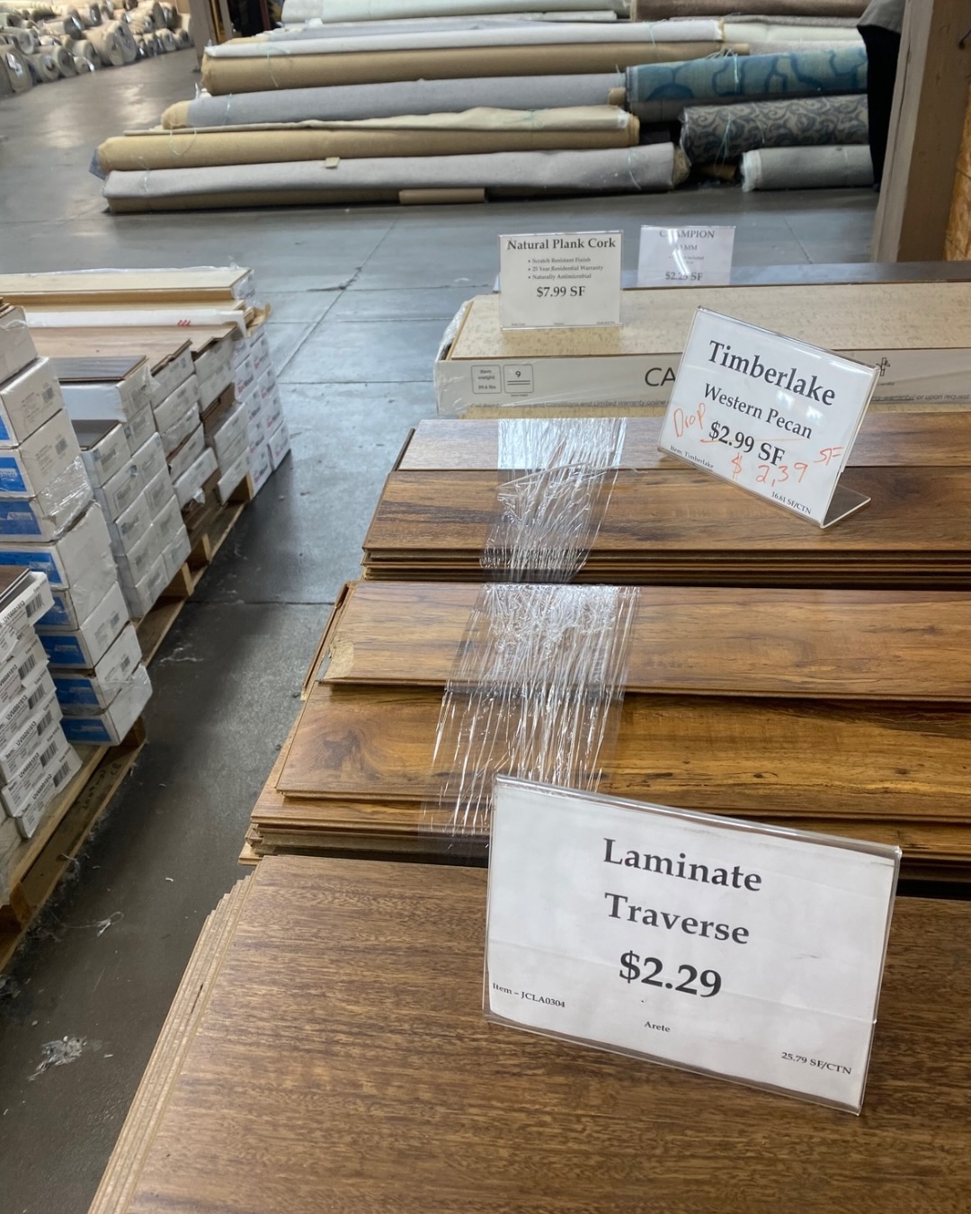 Marion's Carpet & Flooring Warehouses Facebook ad: Pro Tip: See something you like?